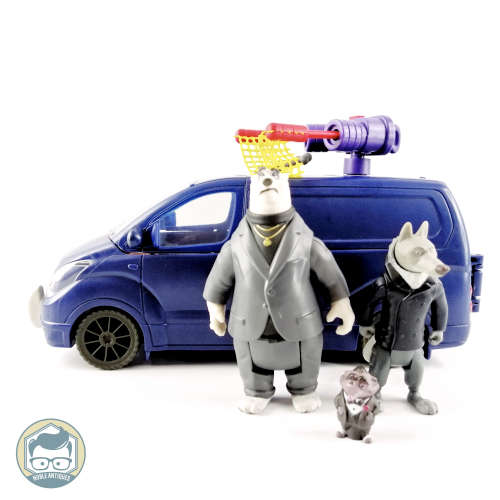 Super Cool!!! Large Original TOMY Mr. Otterton`s Cature Vehicle and Figurines!!!