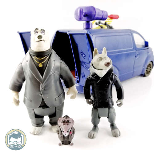 Super Cool!!! Large Original TOMY Mr. Otterton`s Cature Vehicle and Figurines!!!