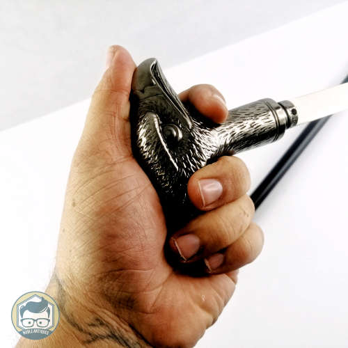 Detailed Metal Eagle Head Handle With Retractable Sword Walking Stick!!! Like New!!!