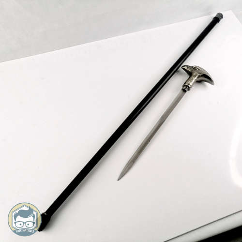 Detailed Metal Eagle Head Handle With Retractable Sword Walking Stick!!! Like New!!!