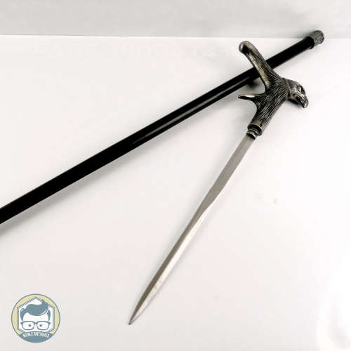 Detailed Metal Eagle Head Handle With Retractable Sword Walking Stick!!! Like New!!!