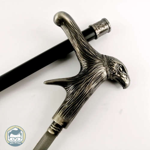 Detailed Metal Eagle Head Handle With Retractable Sword Walking Stick!!! Like New!!!