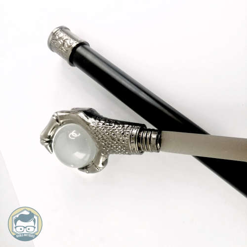 Detailed Metal Eagle Claw and Glass Ball Handle With Retractable Sword Walking Stick!!! Like New!!!