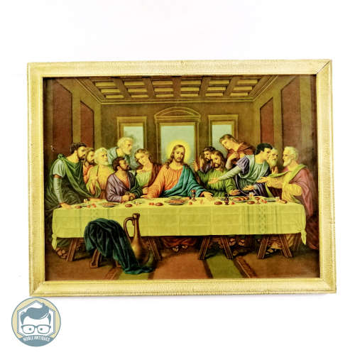Vintage Framed Last Supper Print 430mm
