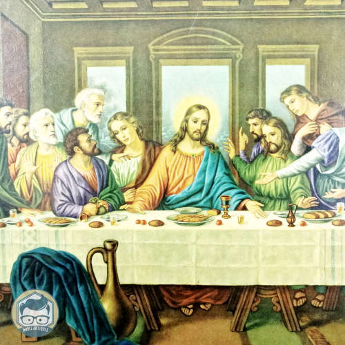 Vintage Framed Last Supper Print 430mm