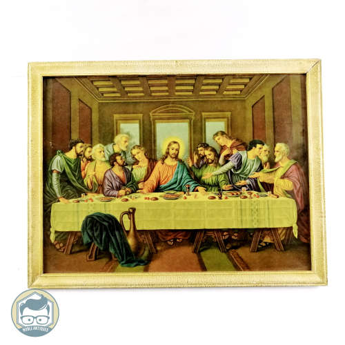Vintage Framed Last Supper Print 430mm
