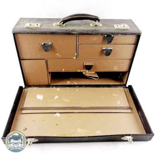 Genuine Leather Doctors, Watch Maker or Tool Case With Drawers!!! 450mm x 300mm x 200mm
