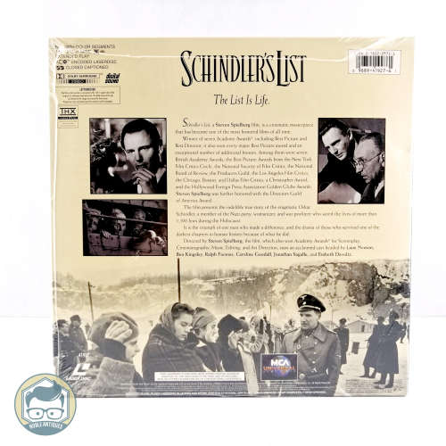 Vintage LASERDISC - Schindler`s List, Like New