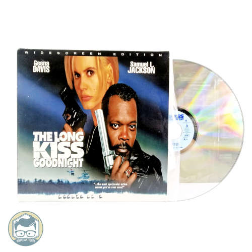 Vintage Large LASERDISC - The Long Kiss Goodnight, Like New
