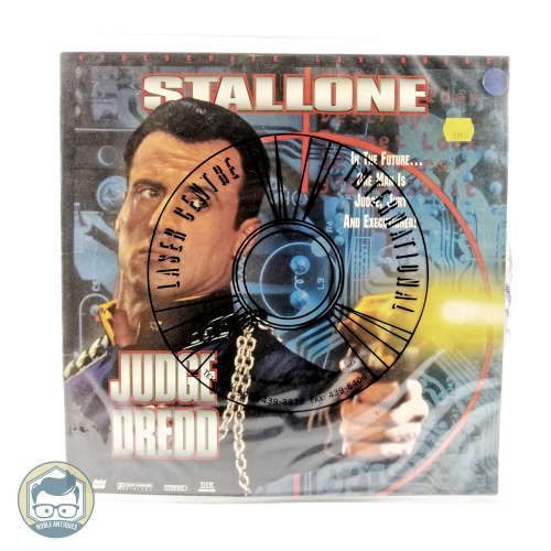 Vintage Large LASERDISC - Judge Dredd, Like New