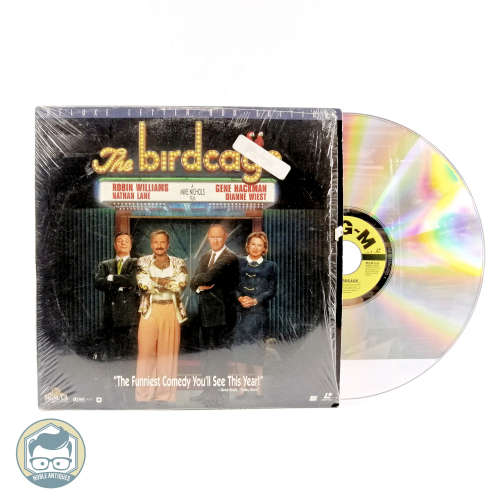 Vintage Large LASERDISC - The Birdcage, Like New