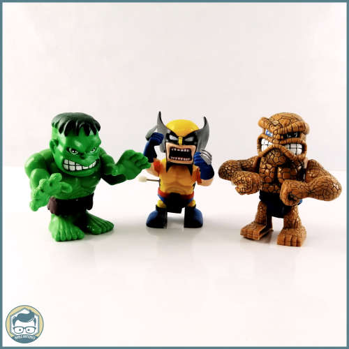 Original Vintage Wind Up Walking and Moving Super Hero Figurines!!!