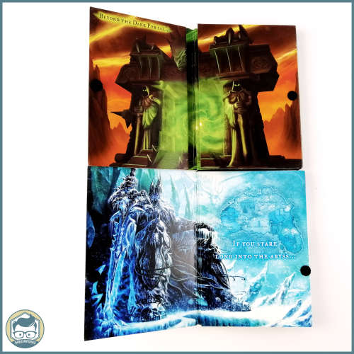 2008 World Of Warcraft Burning Curse and Wrath of the Lich King (Case and Disk Good Condition)