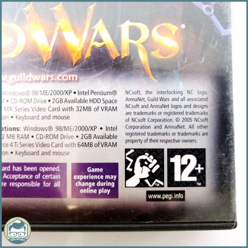 2005 Guild Wars (Case and Disk Good Condition)
