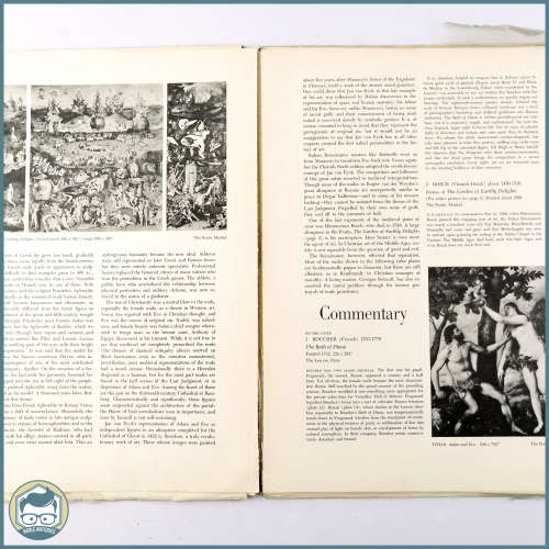 Large Original 1950`s Abrams Art book - Great Paintings Of The Nude With Color Plates!!!