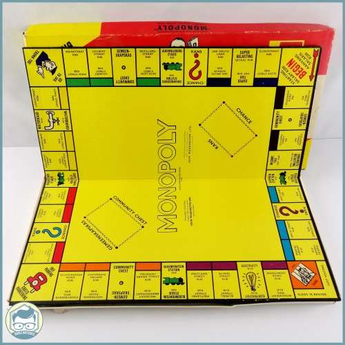 Vintage Boxed Complete Afrikaans and English Monopoly Board Game!!!