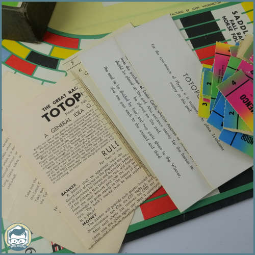 Vintage Boxed TOTOPOLY (1940s edition) Board Game!!!