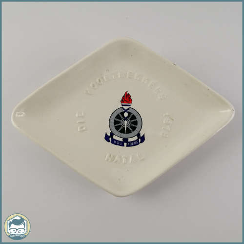 Vintage 1976 Voortrekker Porcelain Biscuit Tray!!!