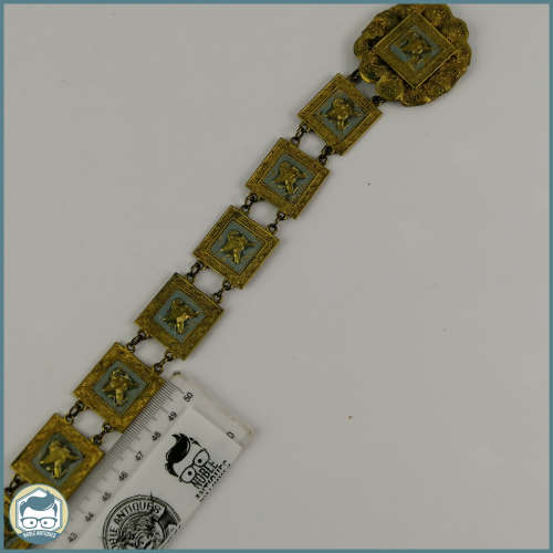 Highly Detailed Pressed Brass Ladies Belt and Buckle!!!