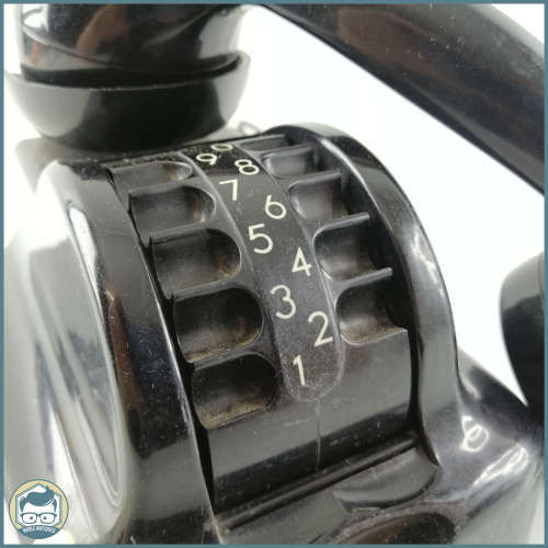 Super Rare!!! Vintage 1950`s Siemens Drum Dialer Telephone!!!