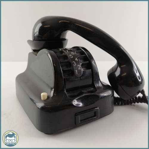 Super Rare!!! Vintage 1950`s Siemens Drum Dialer Telephone!!!