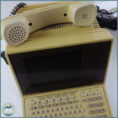 Super Rare!!! Vintage 1980`s Siemens Bitel Videotex Telephone!!!