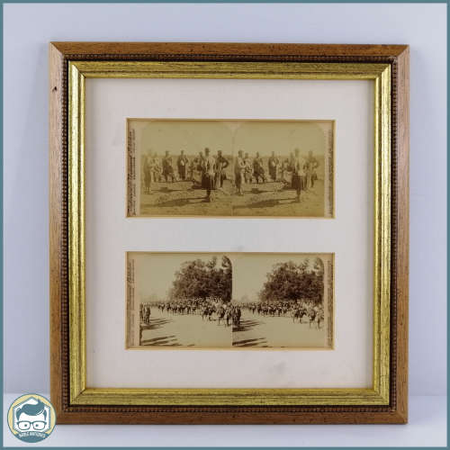 Rare!!! Framed World War One Stereographic Photographs!!!