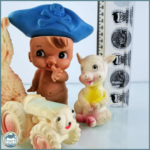 RARE!!! Vintage 1960`s Rubber Toy Collection!!!