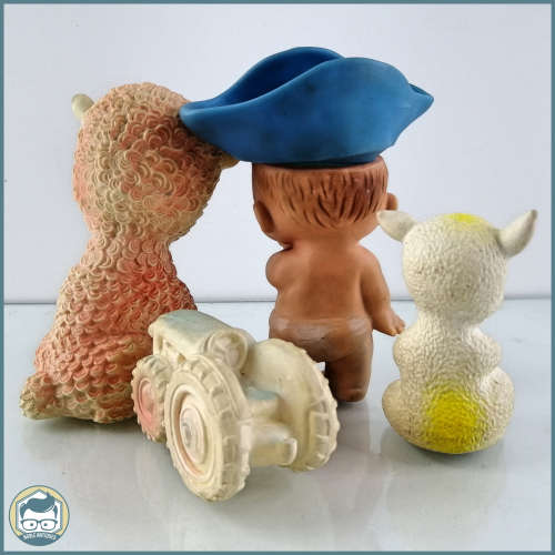 RARE!!! Vintage 1960`s Rubber Toy Collection!!!