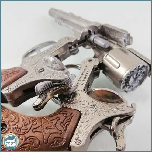 Two Vintage Die Cast Metal Cap Guns, One no Spool, Excellent Working Condition!!!
