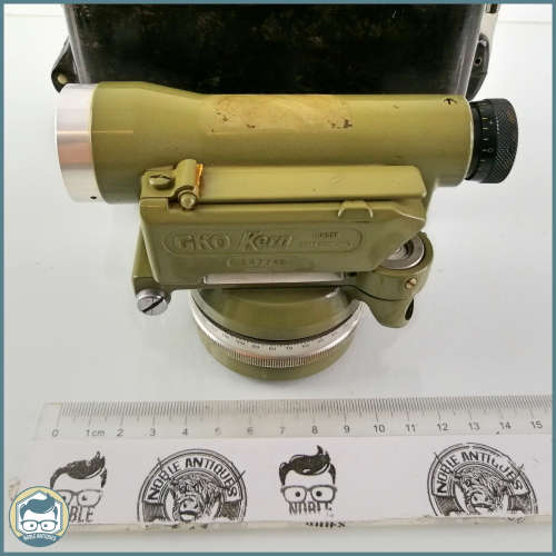 Vintage c1950`s GKO Kern Aarau Theodolite, Made In Switzerland + Original Bakelite Case