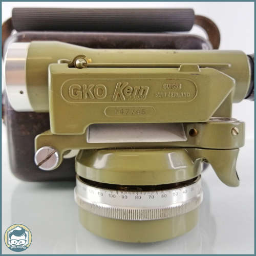 Vintage c1950`s GKO Kern Aarau Theodolite, Made In Switzerland + Original Bakelite Case