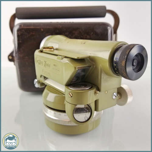 Vintage c1950`s GKO Kern Aarau Theodolite, Made In Switzerland + Original Bakelite Case
