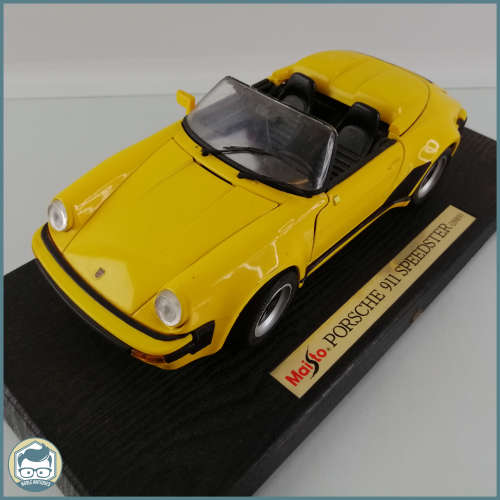 Original Die Cast Metal Scale 1:18 1989 Porsche 911 Speedster!!! Left Mirror Missing