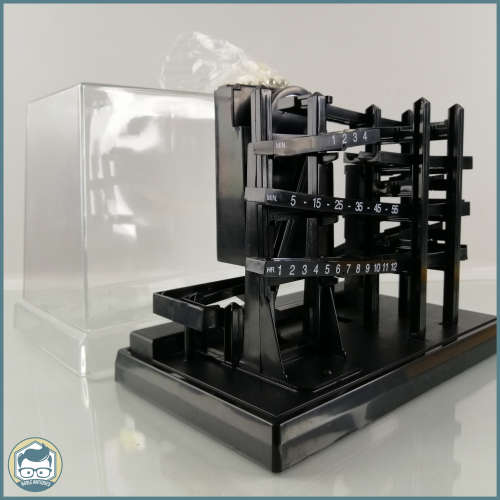 Original Boxed DC Powered Time Machine Rolling Ball Clock!!!