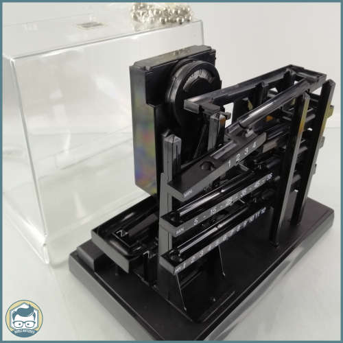 Original Boxed DC Powered Time Machine Rolling Ball Clock!!!