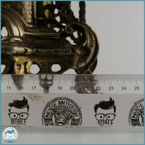 Magnificent!!! LARGE Ornate Cast Metal Antique Clock Housing!!!