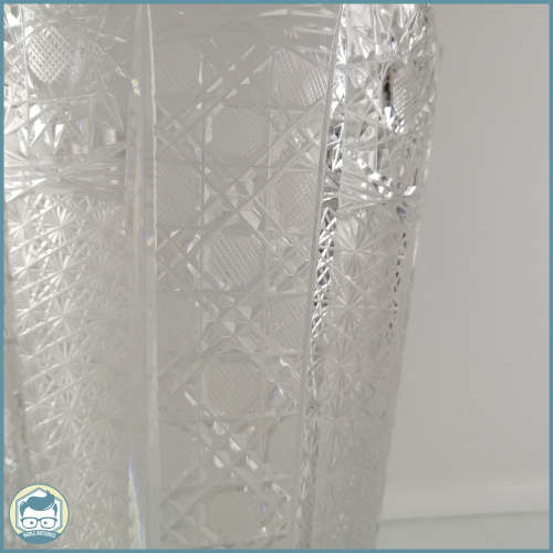 Magnificent!!! Polish Cut Crystal Flower Vase!!!