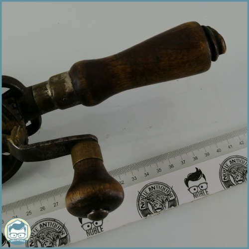Antique Wood and Steel Millers No 2 Hand Drill!!!
