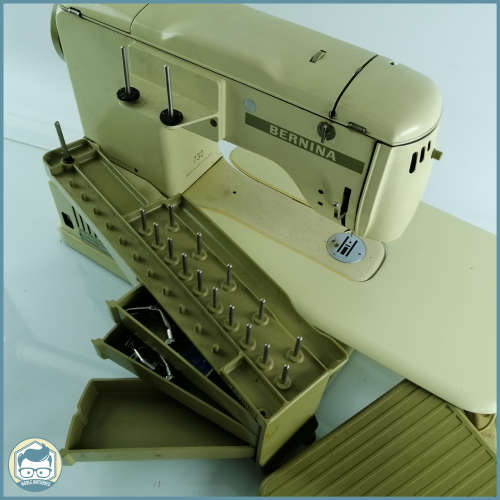 Large Complete Cased Bernina Sewing Machine!!! Not Tested, Selling as display or Parts!!!