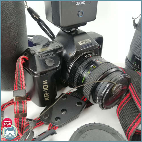 Vintage 35mm Film Ricoh KR-10m Camera Kit!!!