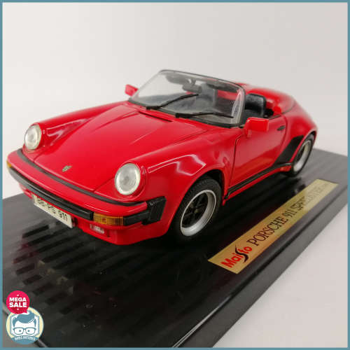 Large Highly Detailed Die Cast Metal Maisto 1989 Porsche 911 Speedster Scale 1:18!!!