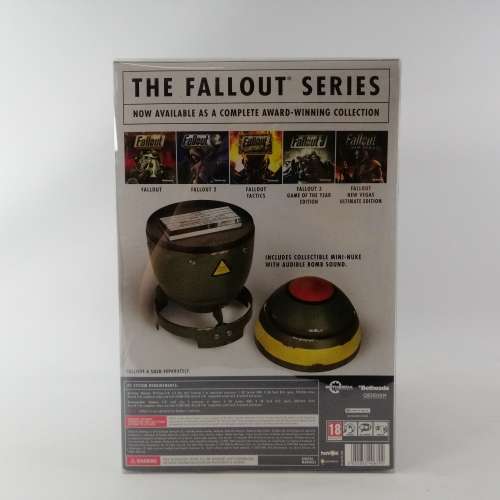 SUPER COOL!!! Original Boxed Fallout Anthology Game With Original Bomb Display Case!!!
