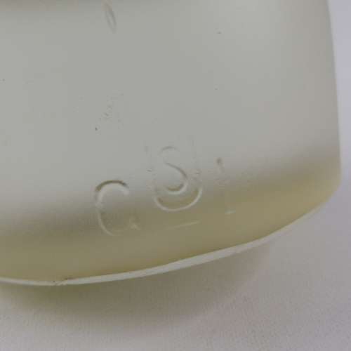 Spectacular!!! Original 1930`s Leerdam Holland Madonna Frosted Glass Statue!!!
