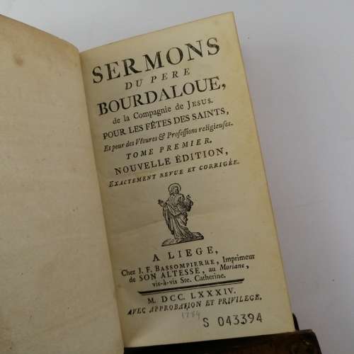 Fantastic!!! Original Leather Bound 1700`s Latin Book Collection!!! Bid For All!!!