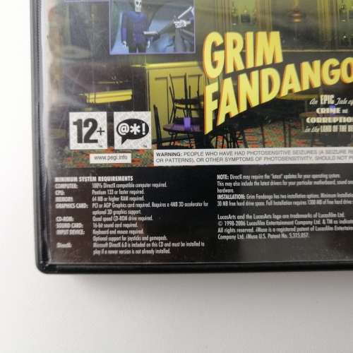Original 2006 Grim Fandango!!! PC