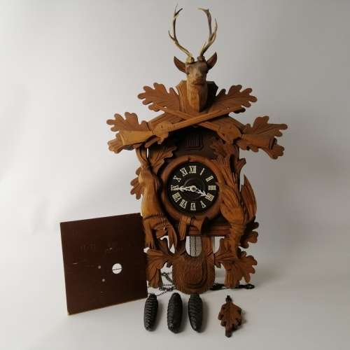 LARGE 600mm West German Cuckoo Clock, Parts or restoration Only!!!