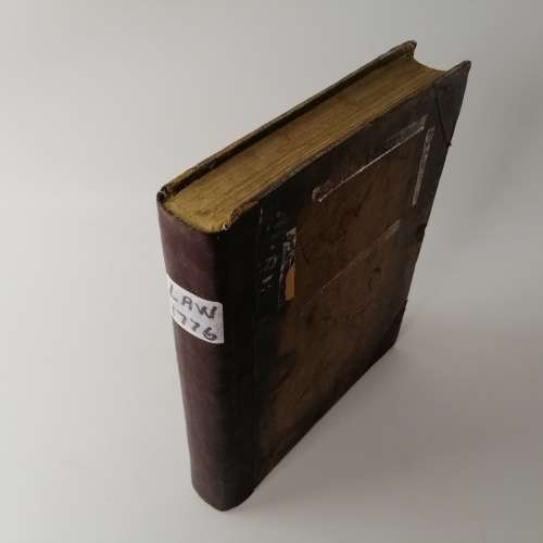 1776 Leather Bound Historical Treatise on the Feudal Law of England!!!