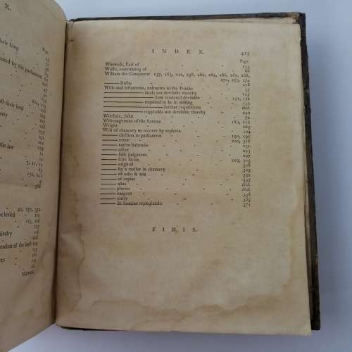 1776 Leather Bound Historical Treatise on the Feudal Law of England!!!