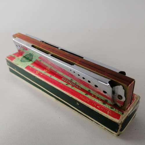 Original Boxed Vintage Blessing Metal Harmonica!!